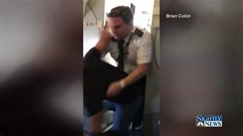 Video Shows Pilot Tackle Passenger Who Pushed Flight Attendant NBC News