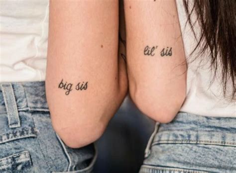 Más De 30 Tatuajes De Hermanas Ideales Para Mostrar Vuestro Amor Sister Tattoos Sister Tattoo