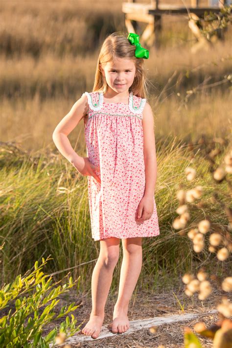 Suzie Summer Dress Childrens Clothing Smocked Heirloom Bishop Gowns