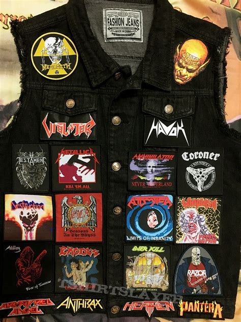 Pin By Al On Jackets Battle Jacket Metal Clothing Punk Jackets