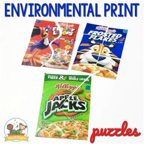42 free images of cereal box. Environmental Print Ideas, Activities, Games and More!