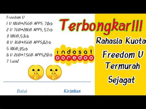 Yang belum tau cara memperpanjang atau mengecek masa aktif kartu provider smartfren gsm 4g baik yang unlimited maupun mifi? Kode Dial Kuota Indosat Super Murah | Terbaru 2020 - YouTube