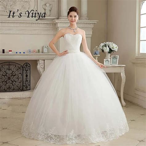 2017 new arrival real photo plus size strapless pearls white princess wedding dresses cheap