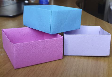 How To Make An Easy Origami Box Gathered