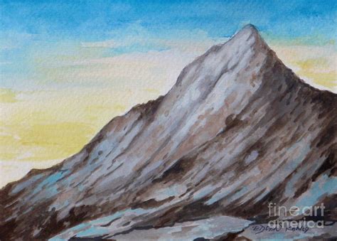 Mount Kinabalu South Peak Painting By Edoen Kang