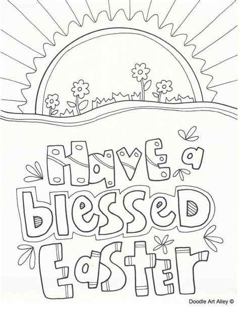This tradition also derived from an ancient greek tradition celebrating the arrival of the flower season and leaving a gloomy or frozen winter. Easter Coloring Pages Religious Education - Workberdubeat ...