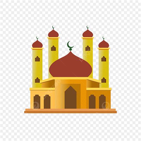 Muslims Praying In Mosque Clipart Islam