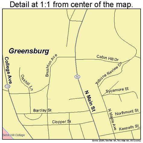 1572 roseytown rd, greensburg, pa 15601. Greensburg Pennsylvania Street Map 4231200