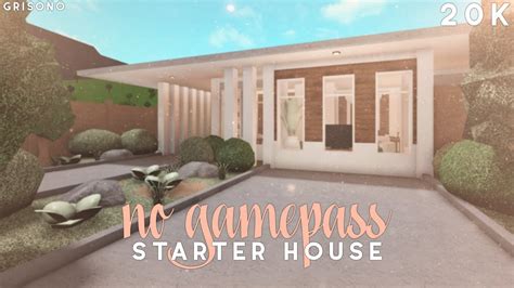 Bloxburg 20k No Gamepass Starter House Build Youtube