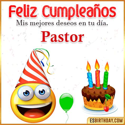 º‿º Feliz Cumpleaños Pastor ️ 30 Tarjetas Y 