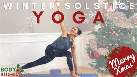 Yoga For Winter Solstice Restorative Yoga And Yin Postures With Festive Music Youtube