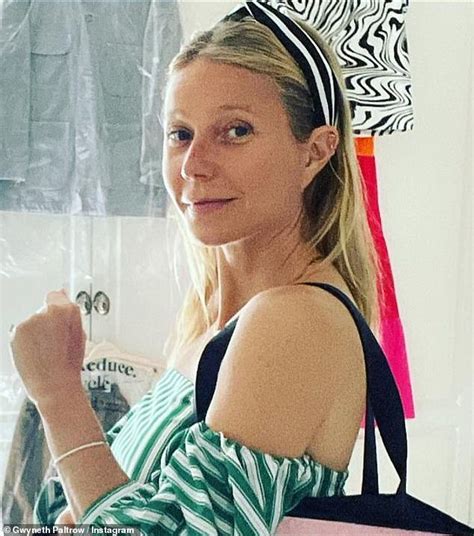 gwyneth paltrow 48 looks youthful as she goes makeup free express digest