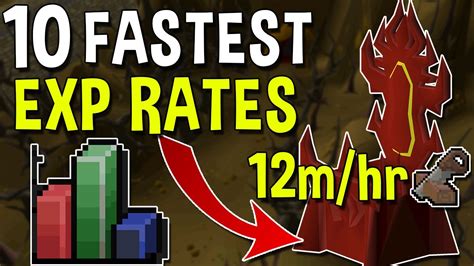 What Are The 10 Fastest Exp Rates In Oldschool Runescape Osrs Youtube