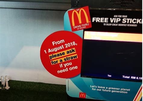 Bacardi launched its no straw campaign in 2016. McDonald's Leads Malaysia to Start No Straws Movement From ...
