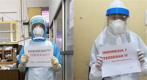 Viral Slogan Indonesia Terserah Bukti Kekecewaan Tenaga Medis