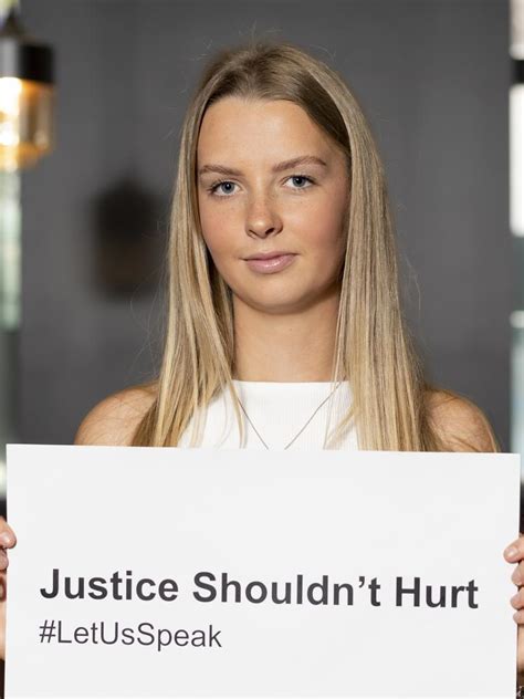 Justice Shouldnt Hurt Saxon Mullins Bri Lee Support Campaign To