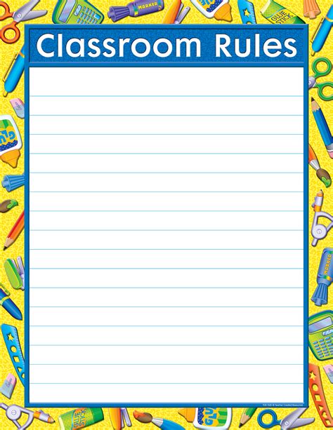 Classroom Rules Printable Classroom Chart Fillable Etsy Images