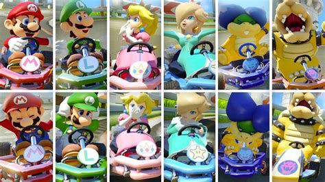 Mario Kart 8 Deluxe All Winning And Losing Animations Youtube