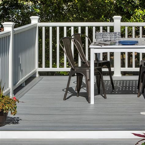 Trex Enhance Naturals 12 Ft Foggy Wharf Square Composite Deck Board At
