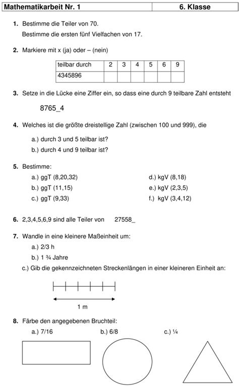 We did not find results for: Klassenarbeit zu Teiler und Vielfache