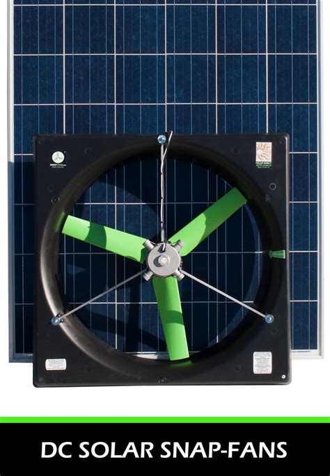 Snap Fan Solar Powered Greenhouse Fans Solar Power Panels Solar Power