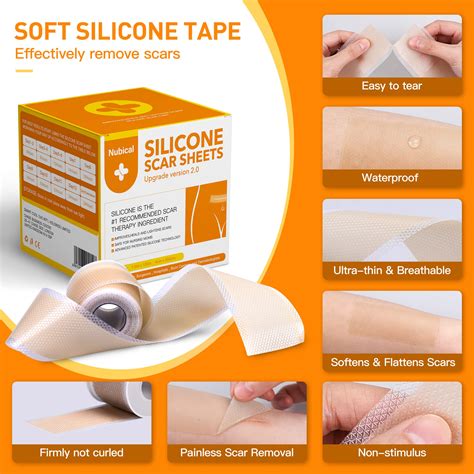Buy Silicone Scar Sheets 16 X 120 Medical Silicone Scar Tape Roll