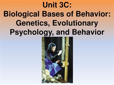 Ppt Unit 3c Biological Bases Of Behavior Genetics Evolutionary
