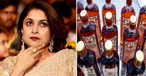 Over 100 Bottles Of Liquor Seized From Actress Ramya Krishnans Car East Coast Daily English