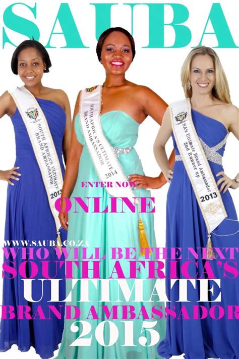 Do you have someone on twitter that is really vocal when putting out feelers, start looking for proof of influencers right in your own customer group. 2015 South Africa's Ultimate Brand Ambassador search is ...