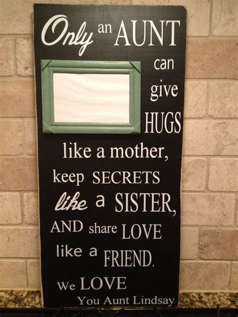 Only An Aunt Personalized Wood Sign By Fussymussydesigns On Etsy