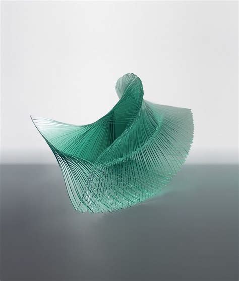 Infinitely Faceted Sculptures Formed With Plate Glass Sheets Blown