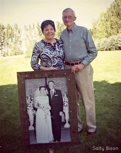 On your 50th wedding anniversary, celebrate the day you became husband and wife with thoughtful gift. DIY 50th Wedding Anniversary Party from Salty Bison