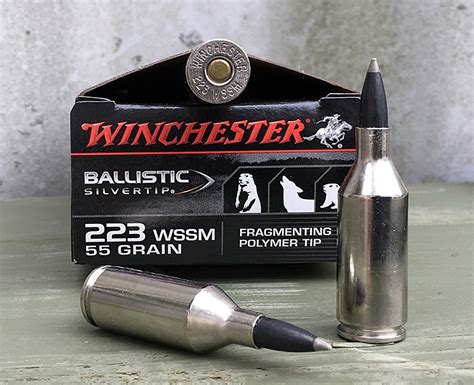 Winchester Ballistic Silvertip 223 Wssm 55gr Fragmenting Polymer Tip 20rd Box