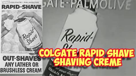 Ролик 207 Colgate Rapid Shave Shaving Creme Youtube