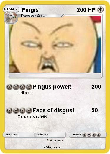 Pokémon Pingis Pingus Power My Pokemon Card