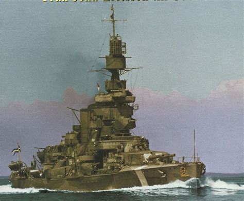An Image Of A Battleship In The Water
