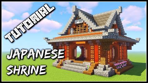 Here's a simple design for a japanese house that looks. How To Build A Japanese Shrine | Minecraft Tutorial in 2020