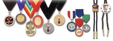 Standard And Custom Ribbons For Medallions And Medals Personalized By