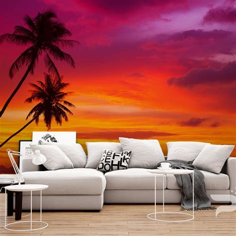 Sunset Wall Mural Etsy