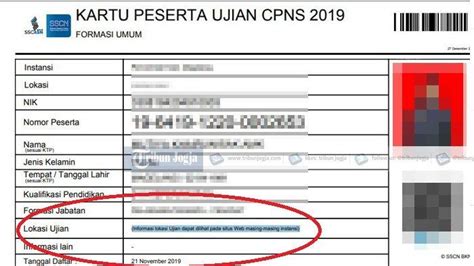 Panduan Cetak Kartu Ujian Cpns Untuk Ikut Seleksi Kompetensi Dasar