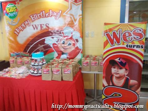 Jollibee Birthday Party Packages My Sons 2nd Birthday Party Mommy