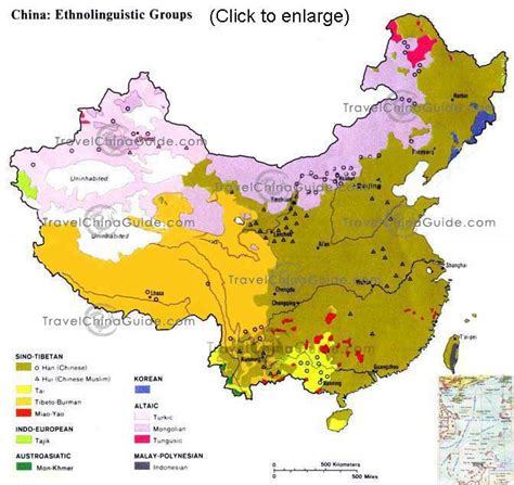 Chinese Ethnic Groups Han People And 55 Ethnic Minorities