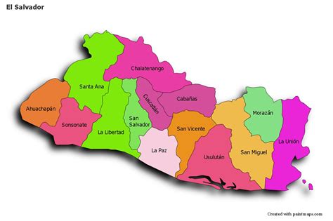 Sample Maps For El Salvador