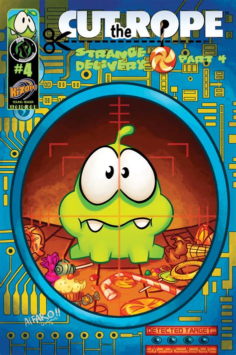 Cut the rope that holds candy and make them fall into the wide open mouth of our little monster om nom. Strange Delivery Part 4 | Cut the Rope Wiki | Fandom