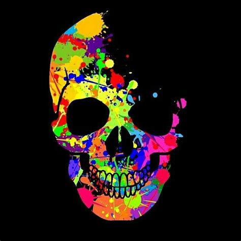 Skull Artwork Skull Painting Colorful Skulls Skull Pictures Sugar