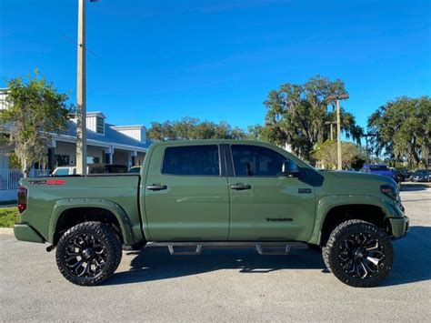 2021 Toyota Tundra 4wd Army Trd Pro Custom Lifted Leather Crewmax