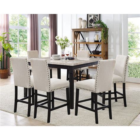 Irena 7 Piece Dining Set The Table I Like In Counter Height Dining