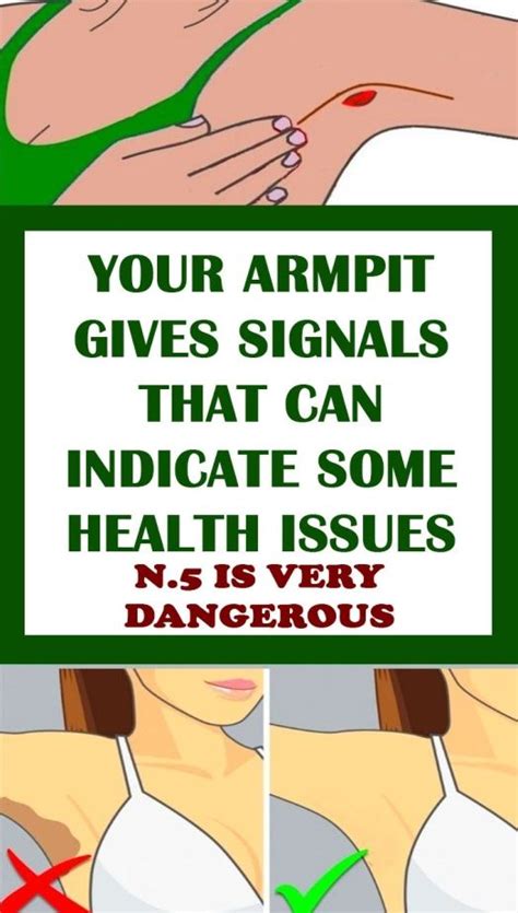 6 Armpit Signs Indicating That You Have Health Issues The Best Foods