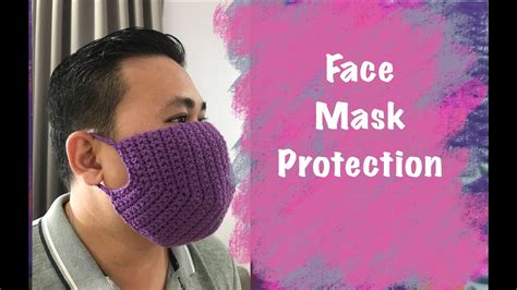 Hope you guys enjoy this quick & easy tutorial! Handmade Face Mask Protection | Beginner Crochet Mask Free ...