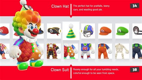 Super Mario Odyssey All Outfits 1 Nintendo Youtube